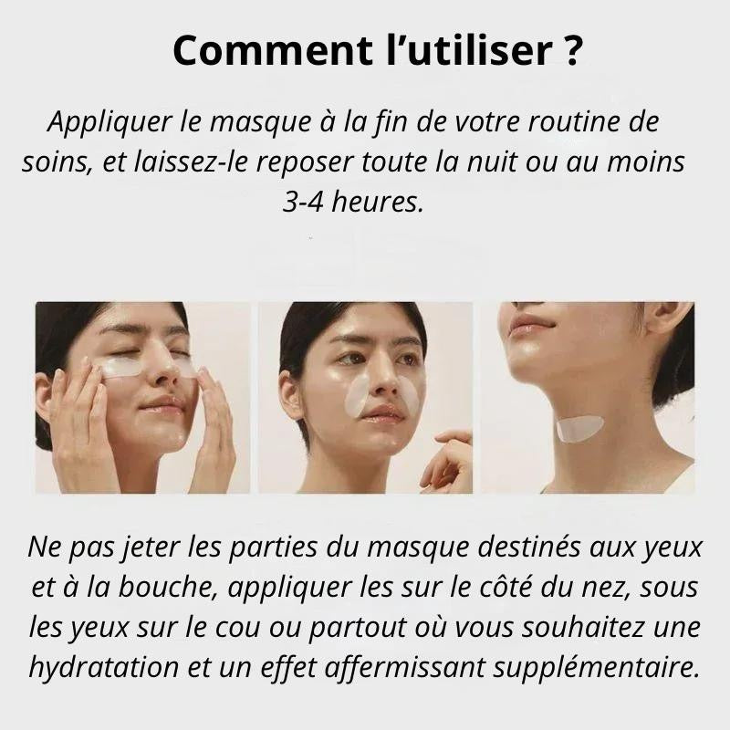 Masque collagène bio : hydratant, éclaircissant pour la nuit