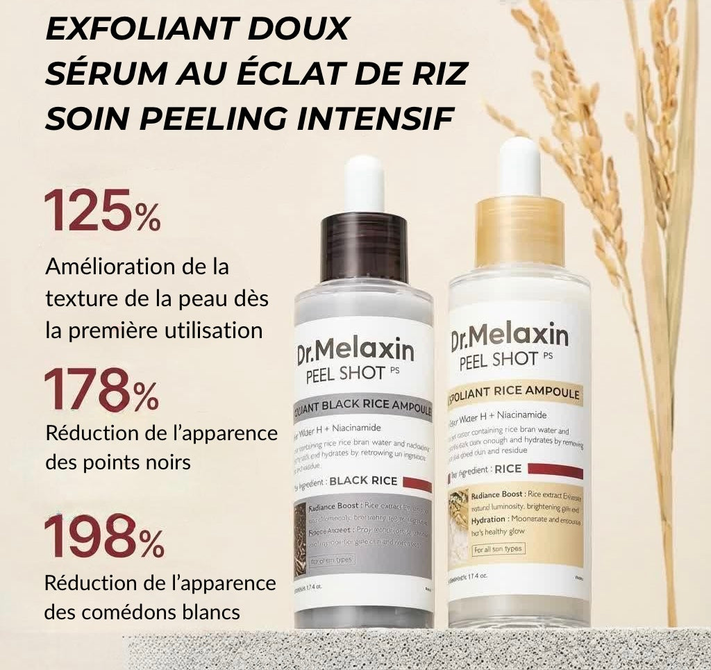 Duo d'ampoules de riz Peel Shoot Dr.Melaxin