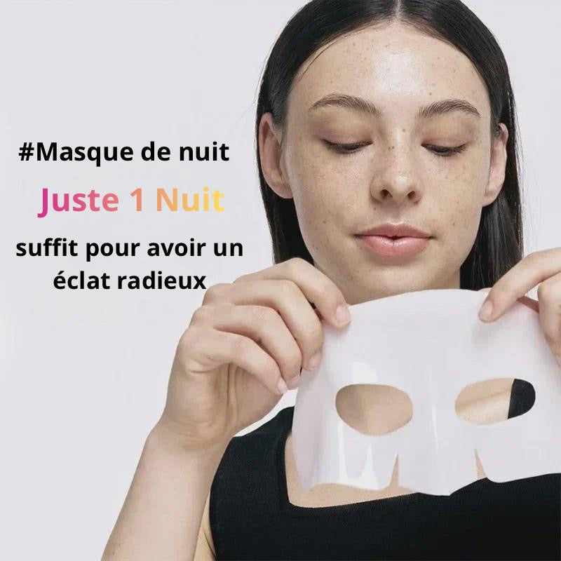 Masque collagène bio : hydratant, éclaircissant pour la nuit